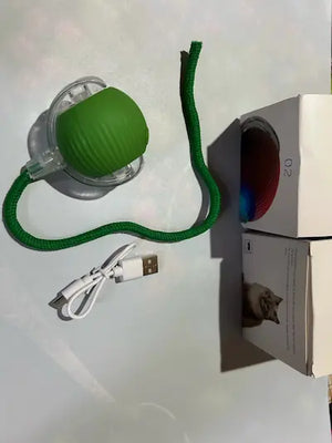 Balle pour chat intelligente et interactive