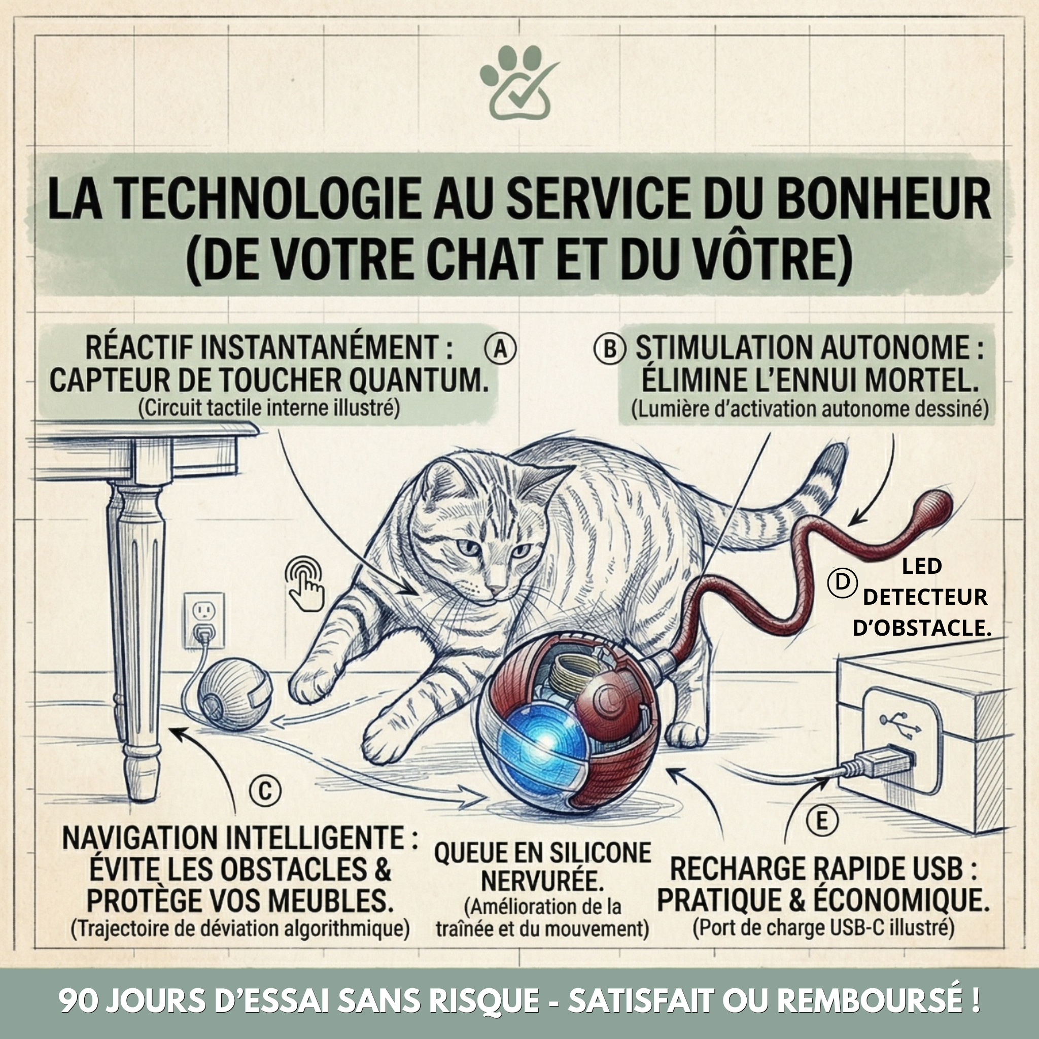 bross auto-nettoyante pour animaux