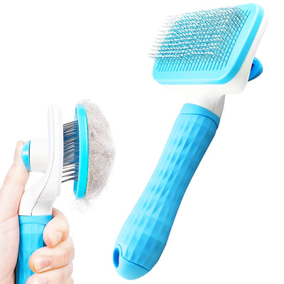 Brosse Carde Auto-Nettoyante pour Chien & Chat