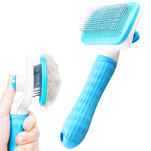 Brosse Carde Auto-Nettoyante pour Chien & Chat