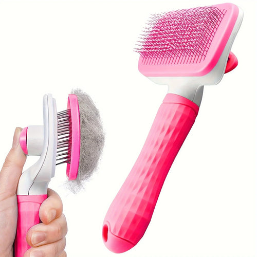 Brosse Carde Auto-Nettoyante pour Chien & Chat