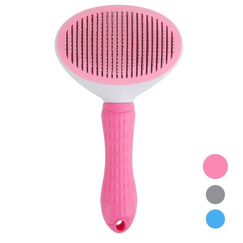 Brosse Carde Auto-Nettoyante pour Chien & Chat