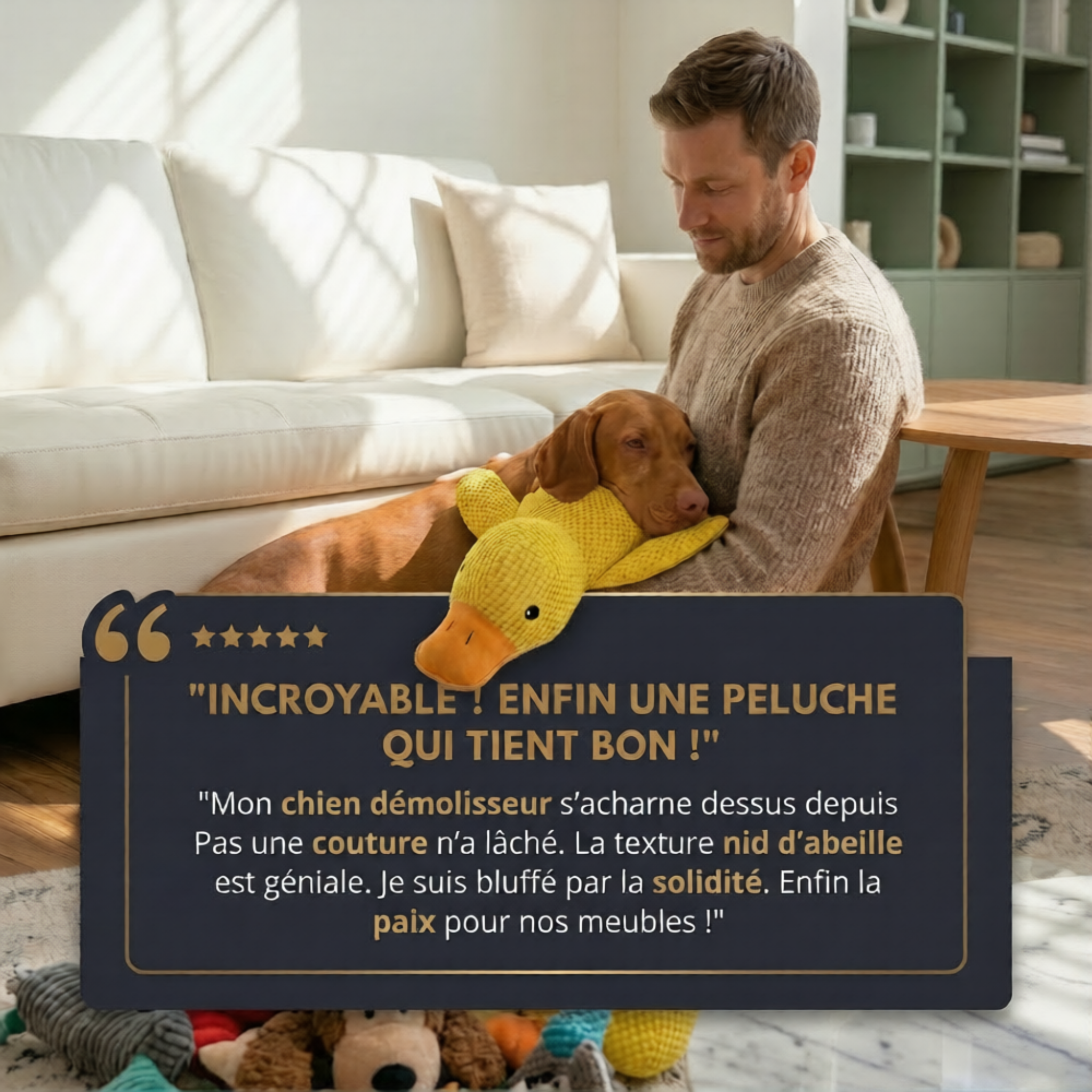 Peluche anti stress Chien
