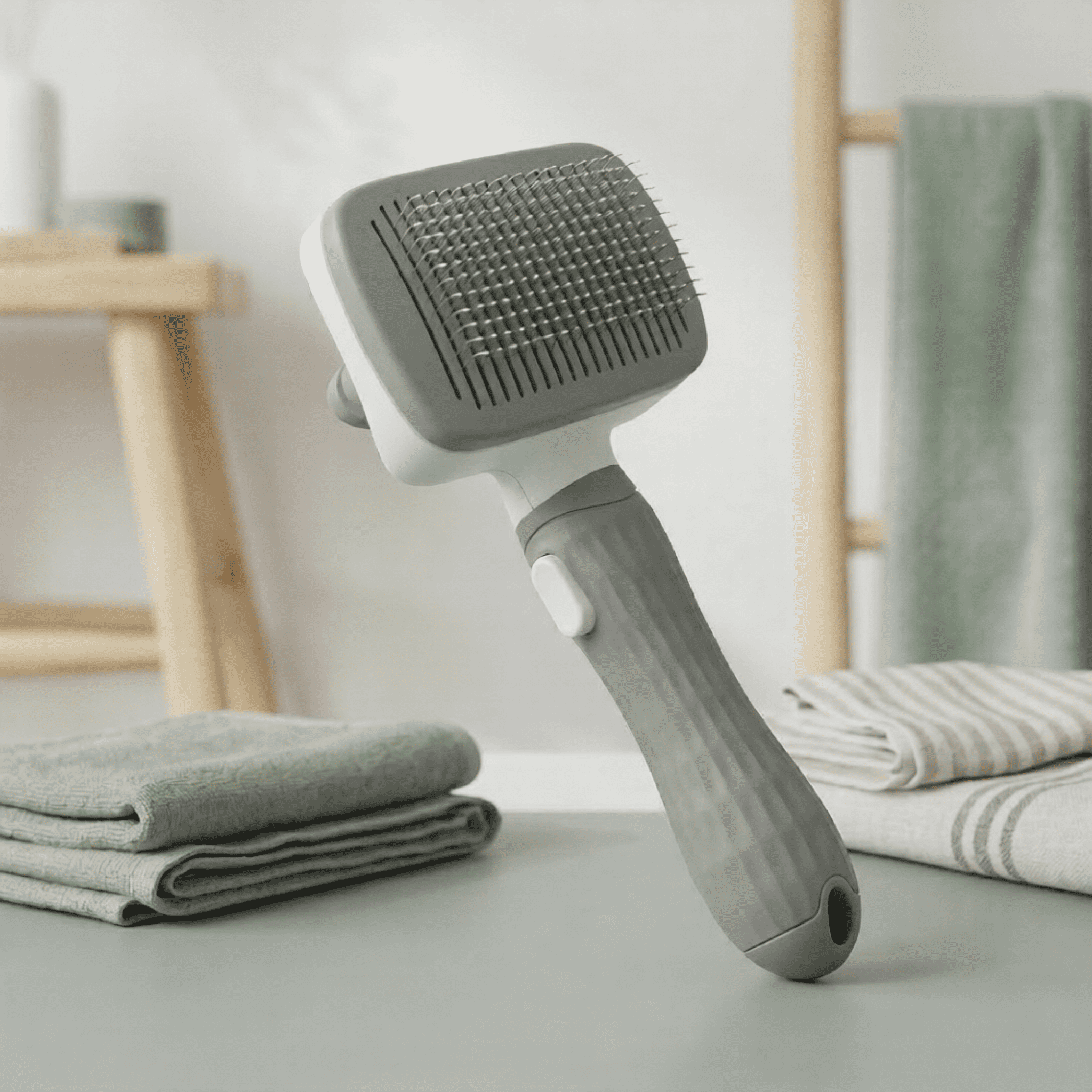 Brosse Carde Auto-Nettoyante pour Chien & Chat