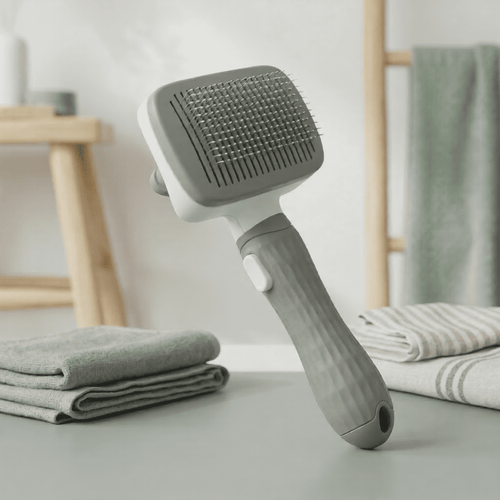 Brosse Carde Auto-Nettoyante pour Chien & Chat