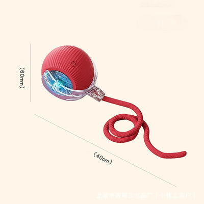Cat Interactive Ball Toys Automatic Rolling Ball For Kitten Rechargeable Smart Pet Electric Toys With Teaser Sensor Cat Ball Toy - Petoupet 2