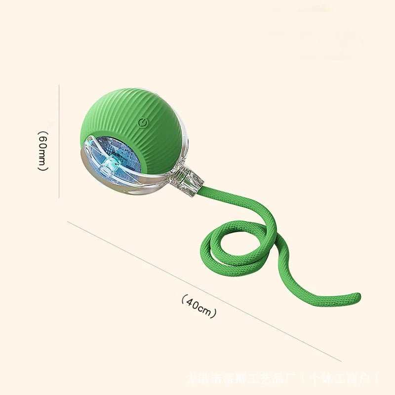 Cat Interactive Ball Toys Automatic Rolling Ball For Kitten Rechargeable Smart Pet Electric Toys With Teaser Sensor Cat Ball Toy - Petoupet 2