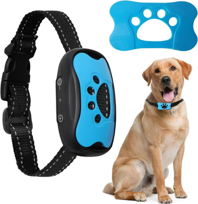 Pet Dog Anti Barking Device USB Rechargeable Dogs Training Collar Ultrasonic Stop Barking Vibration Anti Bark Collar - Petoupet 2